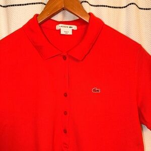 Lacoste Bright Orange Polo Dress